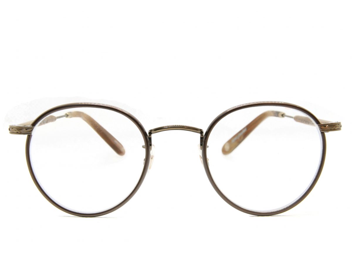 Korekcijska očala Garrett Leight WILSON 46 BROWN PEARL BRUSHED GOLD: Velikost: 46/22, Spol: unisex, Material: acetat/titan