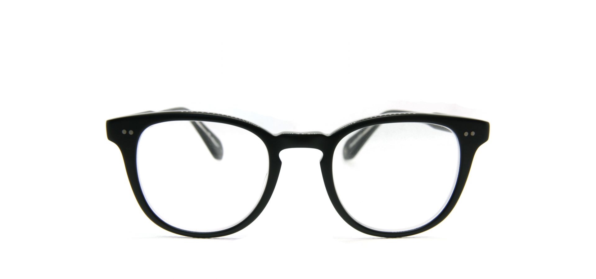 Korekcijska očala Garrett Leight MYKINLEY 45 MATTE BLACK LAMINATE CRYSTAL: Velikost: 45/22, Spol: unisex, Material: acetat