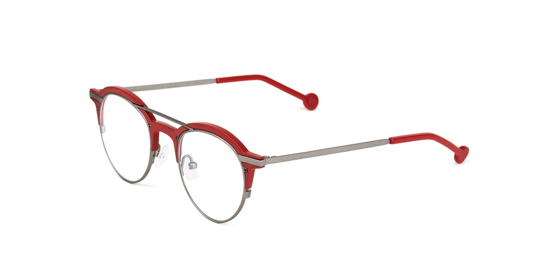 Korekcijska očala l. a. Eyeworks TA529510DF TOPANGA BRICK RED: Velikost: 46/22/142, Spol: unisex, Material: titan
