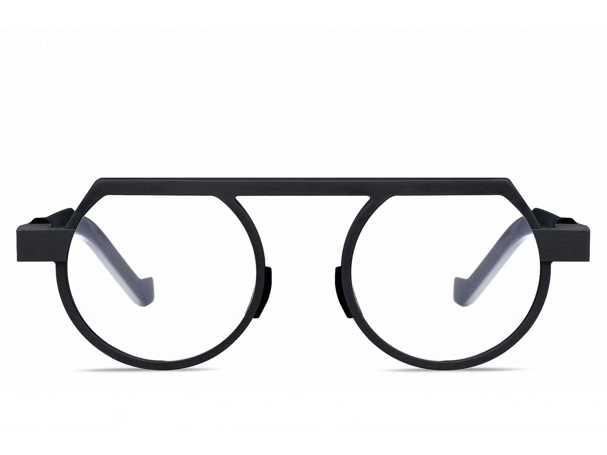 Korekcijska očala VAVA BL0018 ALUMINIUM BLACK: Velikost: 48/22/140, Spol: unisex, Material: acetat/kovinska