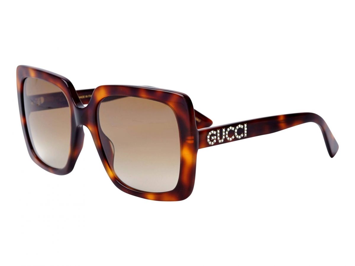 Sončna očala Gucci GG0418S 003 54: Velikost: 54/20/140, Spol: ženska, Material: acetat