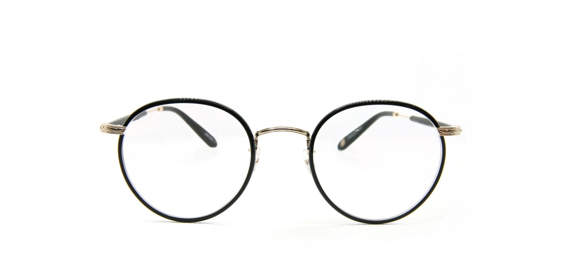 Korekcijska očala Garrett Leight WILSON 49 BLACK GOLD BLACK: Velikost: 49/22, Spol: unisex, Material: acetat/kovinska