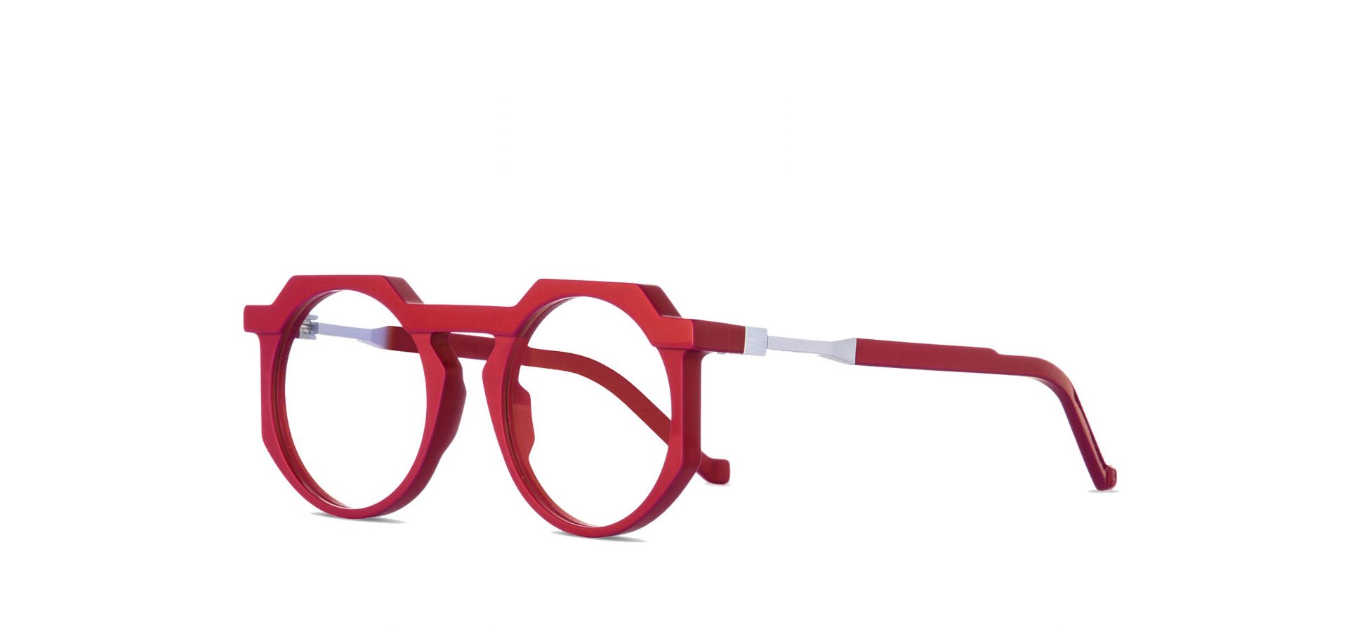 Korekcijska očala VAVA WL0027 RED BLACK: Velikost: 52/22/140, Spol: unisex, Material: acetat/kovinska