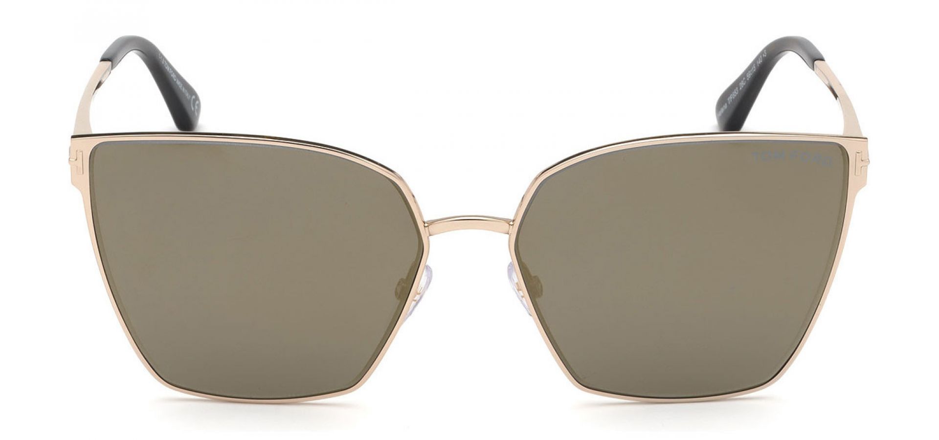 Sončna očala Tom Ford HELENA: Velikost: 59/15/140, Spol: ženska, Material: kovinska