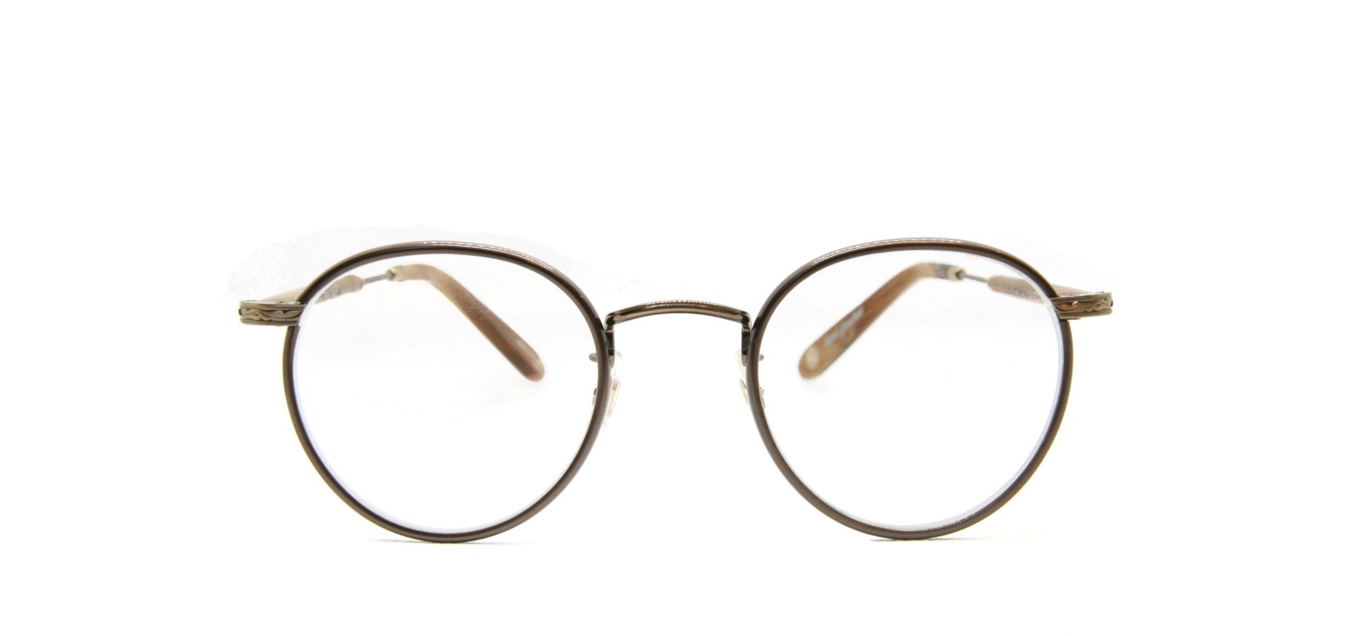 Korekcijska očala Garrett Leight WILSON 46 BROWN PEARL BRUSHED GOLD: Velikost: 46/22, Spol: unisex, Material: acetat/titan