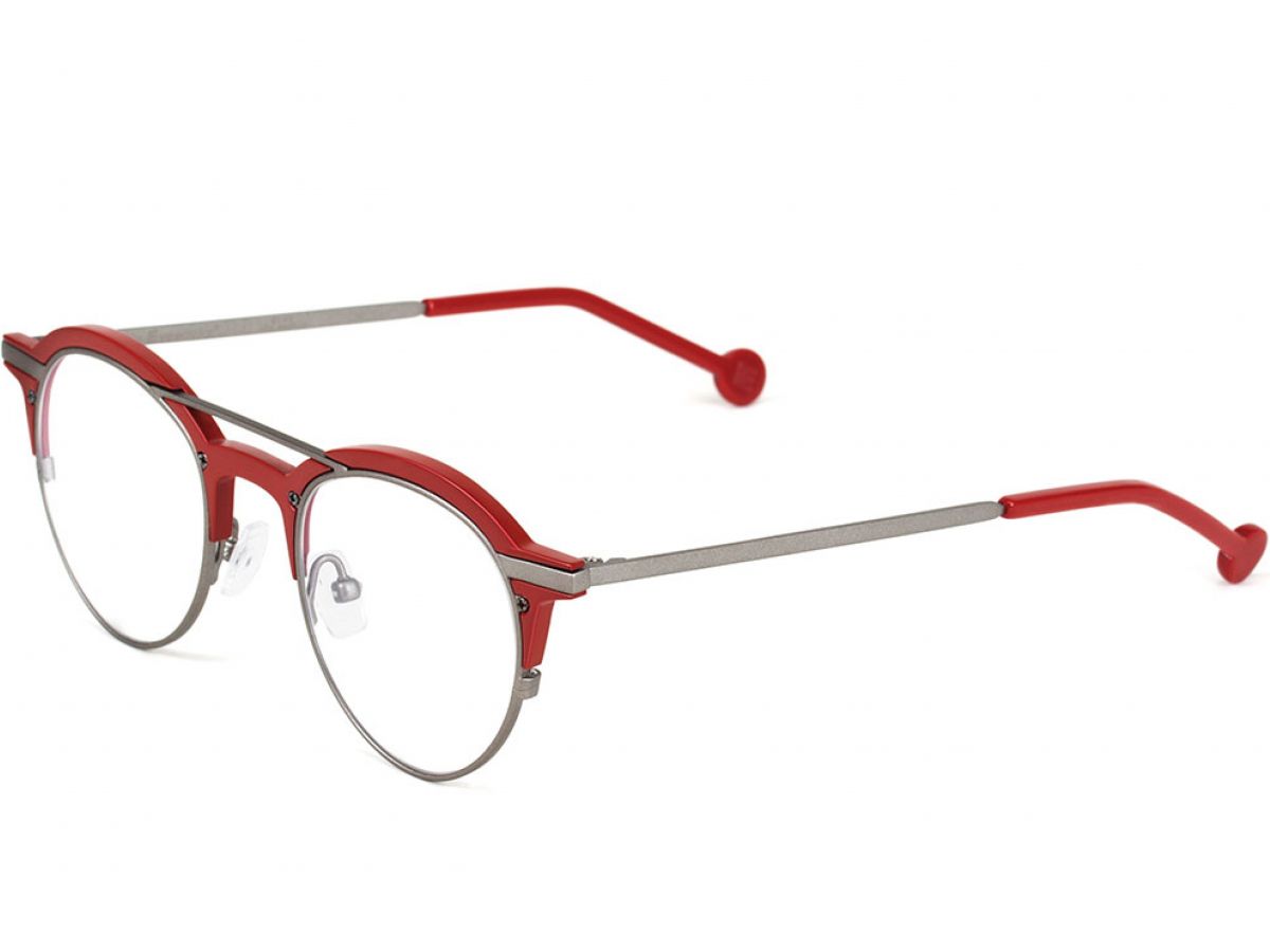 Korekcijska očala l. a. Eyeworks TA529510DF TOPANGA BRICK RED: Velikost: 46/22/142, Spol: unisex, Material: titan