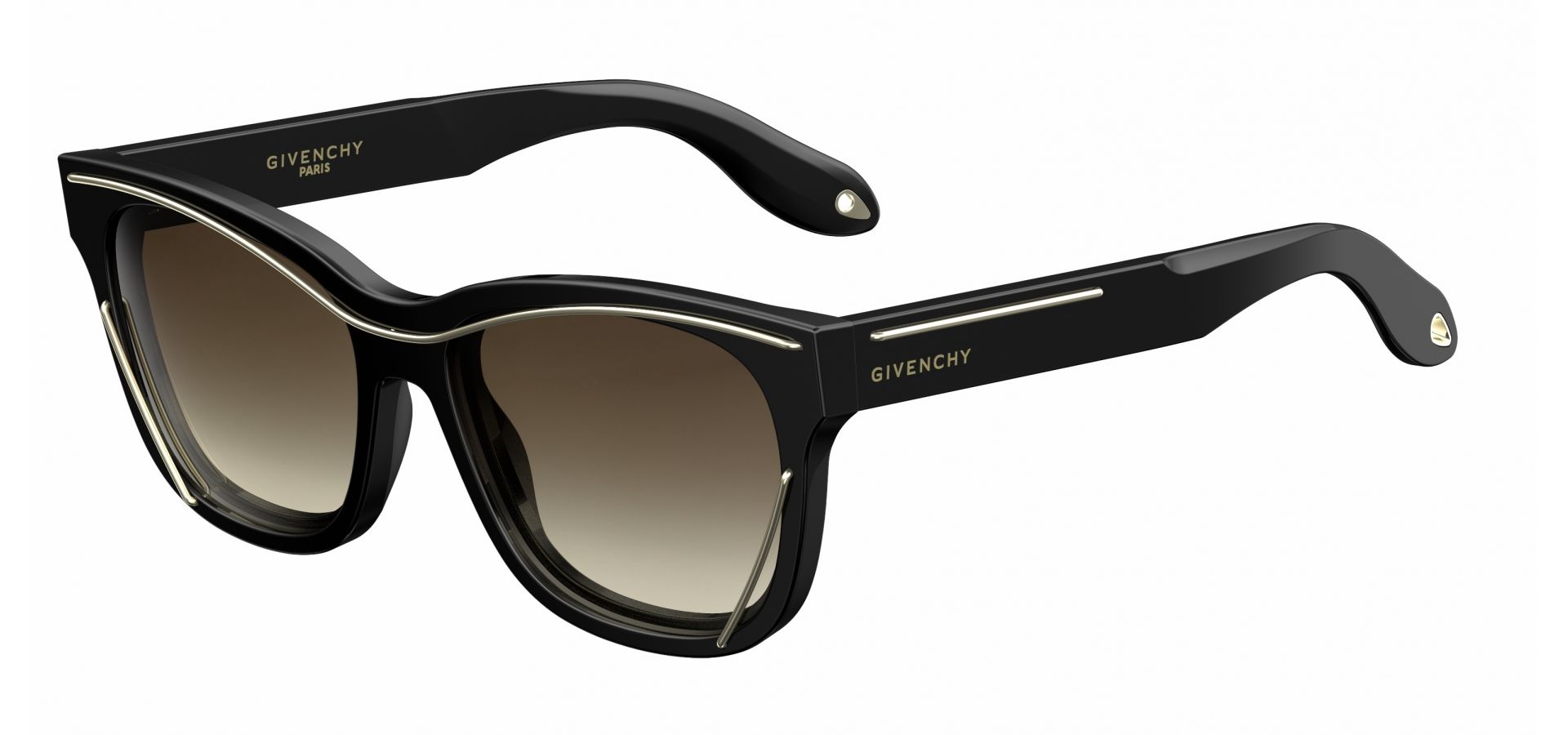 Sončna očala Givenchy GV7028: Barva: črna, Velikost: 56/17/145, Spol: ženska, Material: acetat