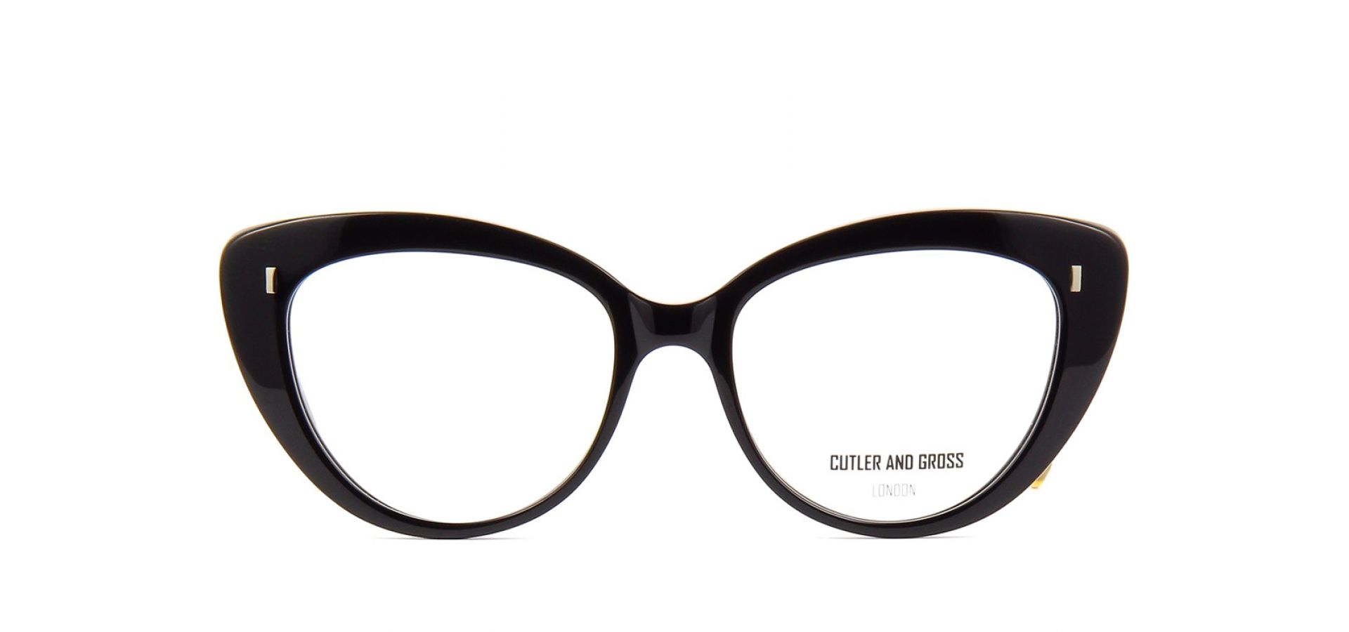 Korekcijska očala Cutler and Gross 1350-01: Velikost: 56/18/145, Spol: ženska, Material: acetat