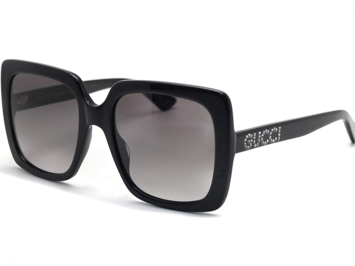 Sončna očala Gucci GG0418S 001 54: Velikost: 54/20/140, Spol: ženska, Material: acetat
