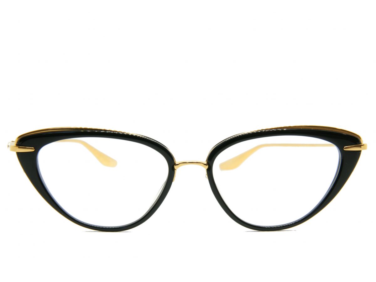Korekcijska očala Dita LACQUER BLACK GOLD: Velikost: 51/15/139, Spol: ženska, Material: acetat/titan
