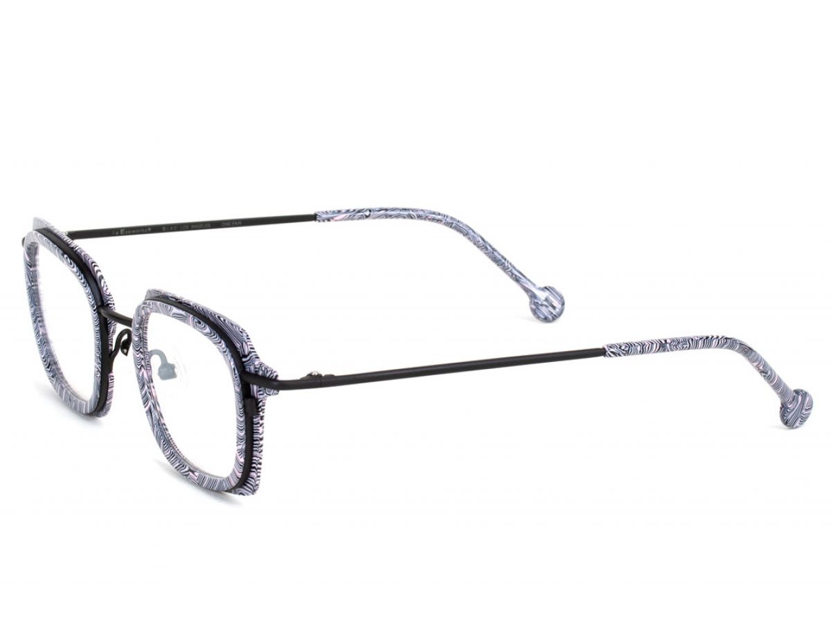 Korekcijska očala l. a. Eyeworks L.A. JENKS FRAYABLE W/BL: Velikost: 45/21/137, Spol: unisex, Material: acetat/titan