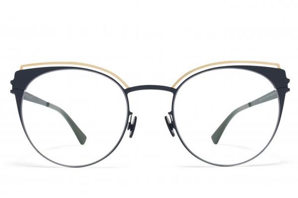 Mykita TATA GOLD/INDIGO CLEAR, Korekcijska očala