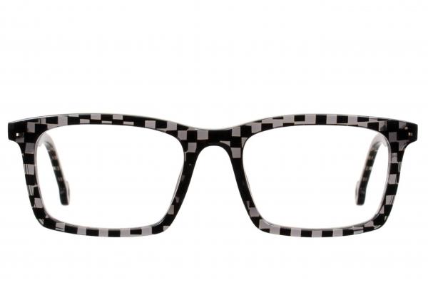 l. a. Eyeworks L.A. BN609DS BRONCO SMOKE SQUARES, Korekcijska očala
