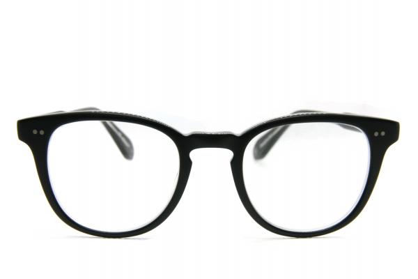 Garrett Leight MYKINLEY 45 MATTE BLACK LAMINATE CRYSTAL, Korekcijska očala